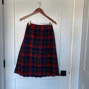Aljean Vintage Kilt Skirt